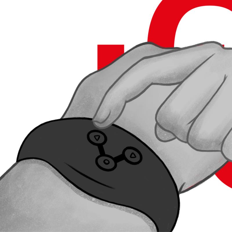 BEŽIČNI TEHNOLOŠKI SAT JET BLACK