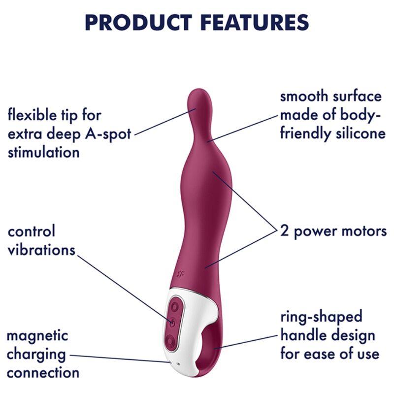 AMAZING 1 ASPOT VIBRATOR BERRY