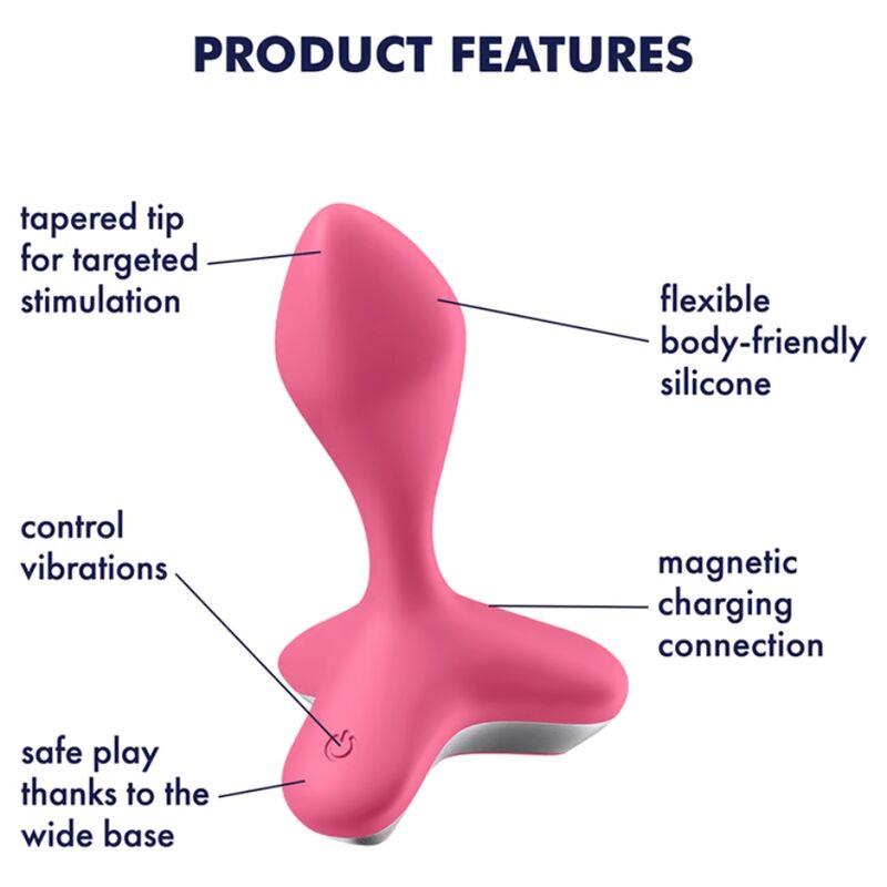 GAME CHANGER PLUG VIBRATOR PINK
