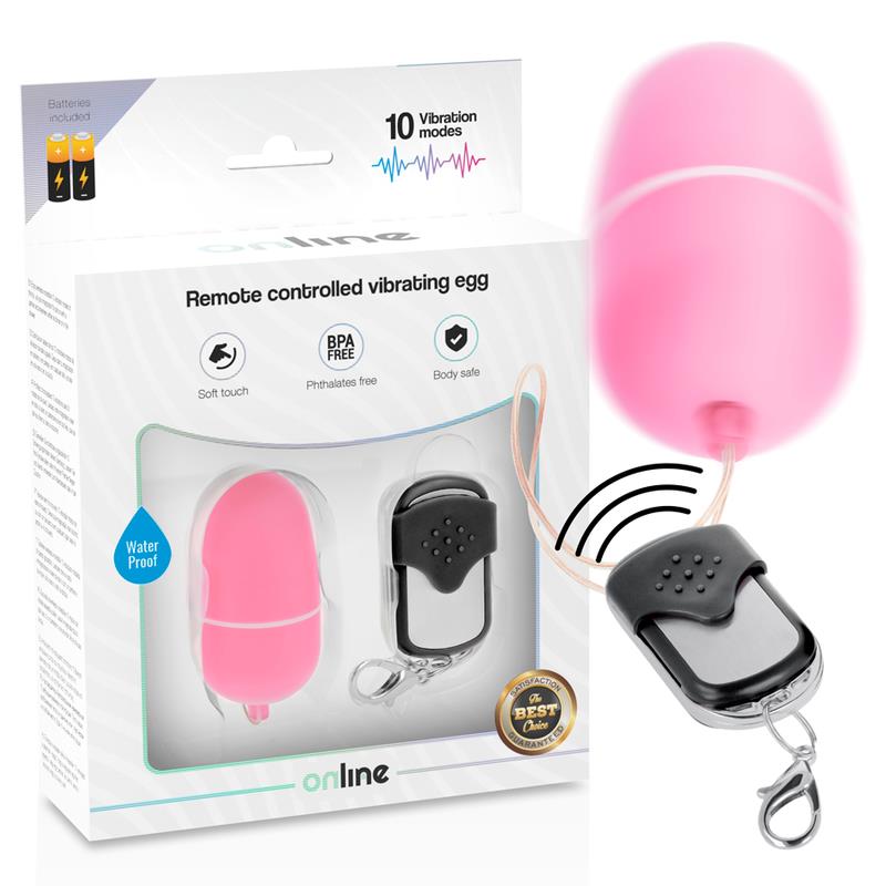 REMOTE CONTROL VIBRATING EGG M PINK