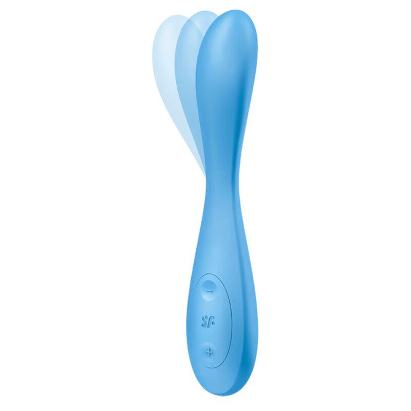 G-SPOT FLEX 4+ MULTI VIBRATOR APP BLUE