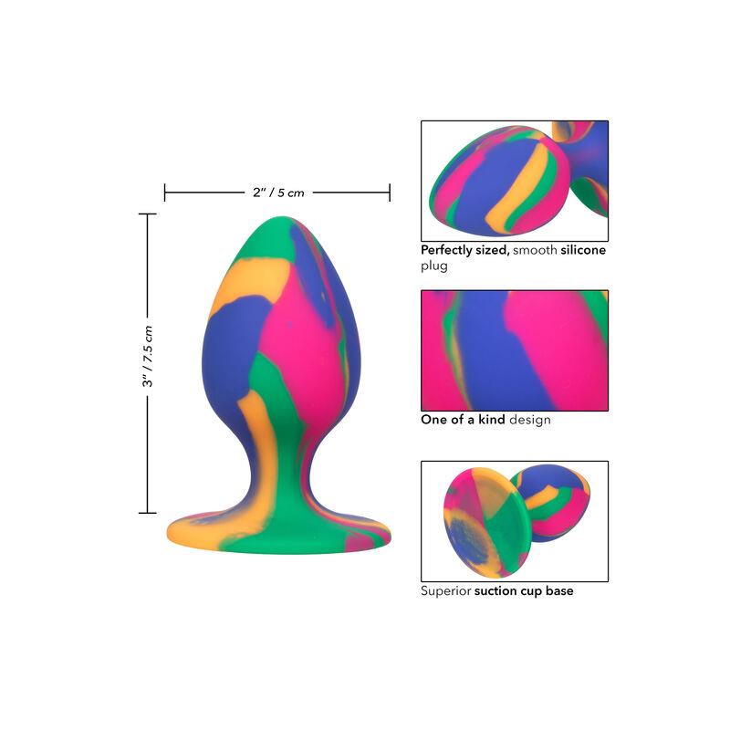 CHEEKY MEDIUM TIE-DYE PLUG ANAL