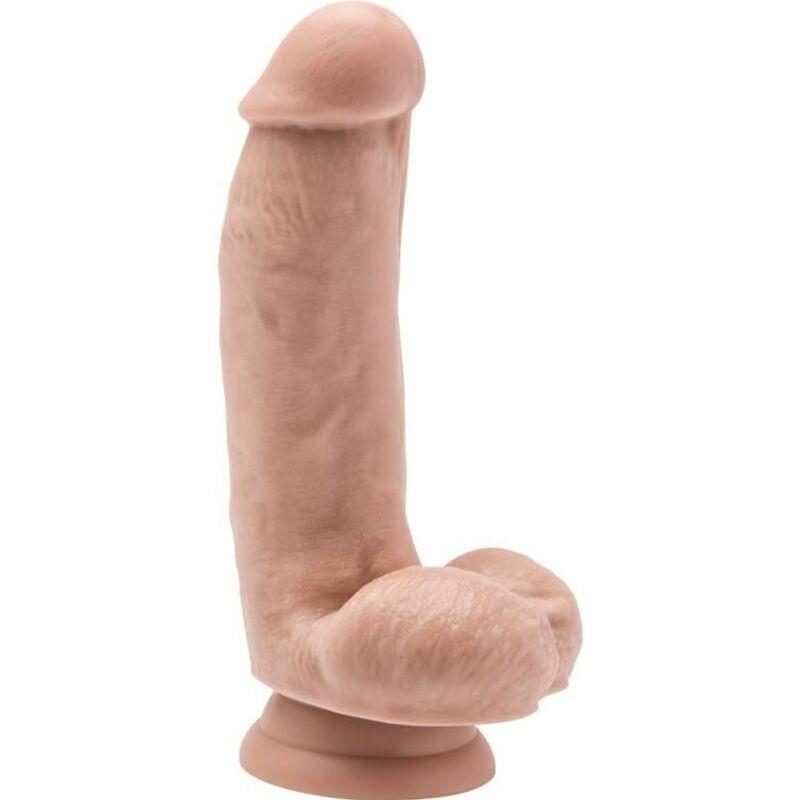 DILDO 12 CM S JAJCIMA KOŽA