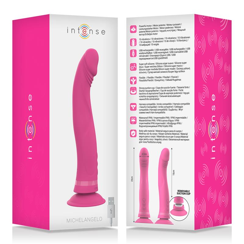 MICHELANGELO ROZA SILIKONSKI VIBRATOR DILDO
