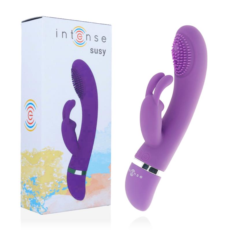 SUSY SILICONE RABBIT LILAC OSCILIRAJUĆI VIBRATOR