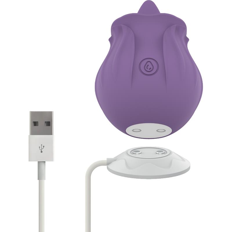 VIOLET CL TORIS STIMULATOR 10 VIBRATIONS LILAC