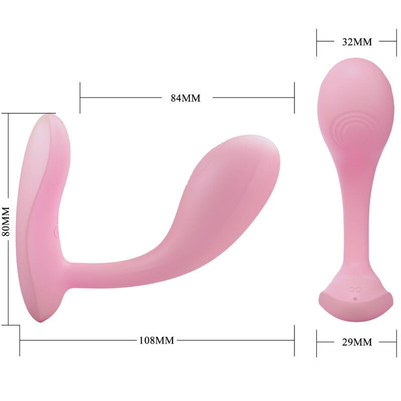 BAIRD G-SPOT 12 VIBRACIJ RECHARGEABLE PINK APP
