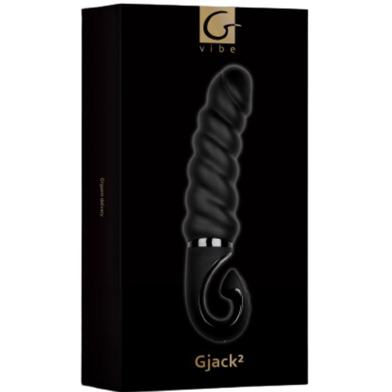 G-JACK 2 - CRNI VIBRIRAJUĆI DILDO