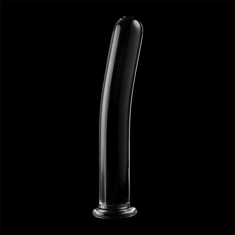 MODEL 17 DILDO BOROSILIKATNO STEKLO JASNO 18.5 CM -O- 3 CM