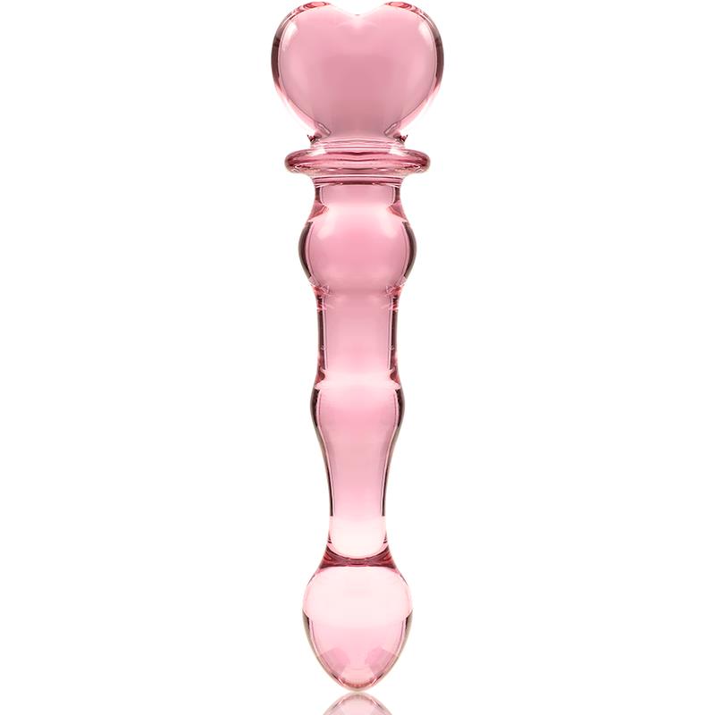 MODEL 21 DILDO BOROSILICATE GLASS CLEAR 20.5 CM -O- 3.5 CM