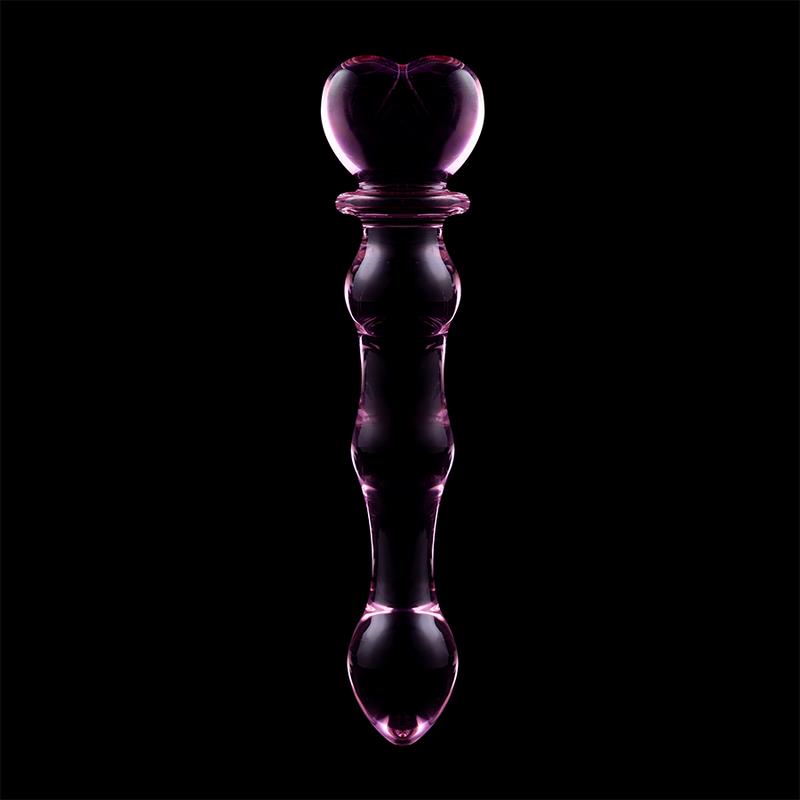 MODEL 21 DILDO BOROSILICATE GLASS CLEAR 20.5 CM -O- 3.5 CM