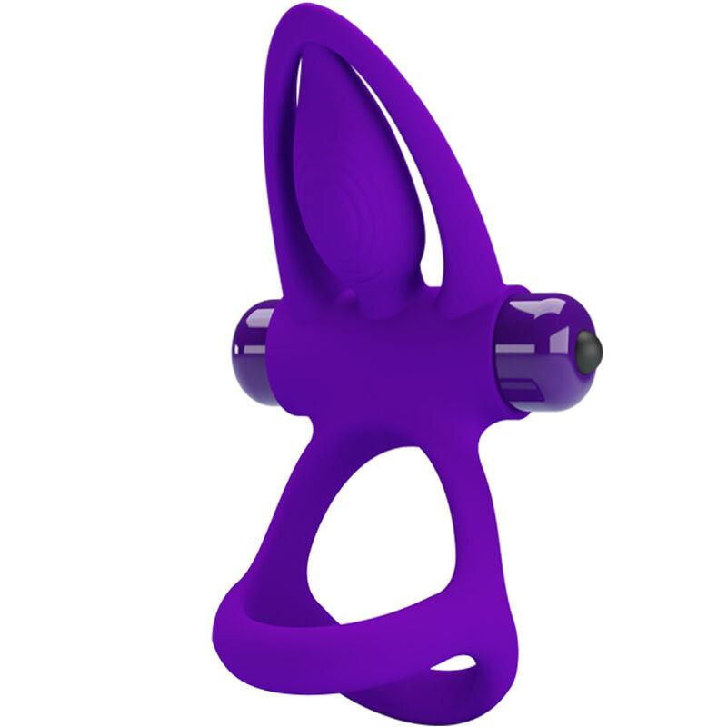 VIBRATOR RING 10 VIBRACIJ VIOLET SILIKON