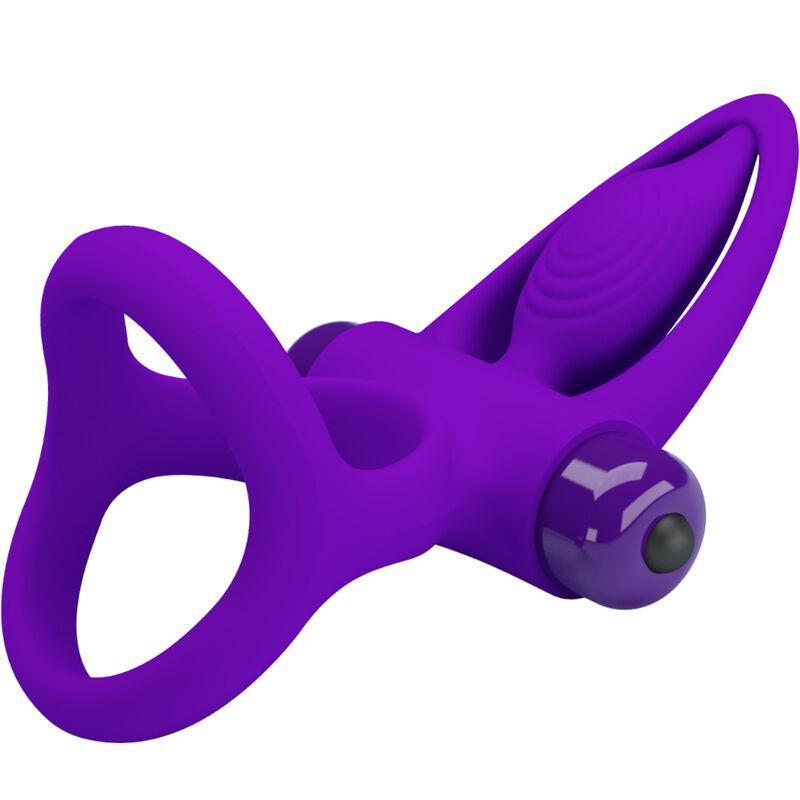 VIBRATOR RING 10 VIBRACIJ VIOLET SILIKON