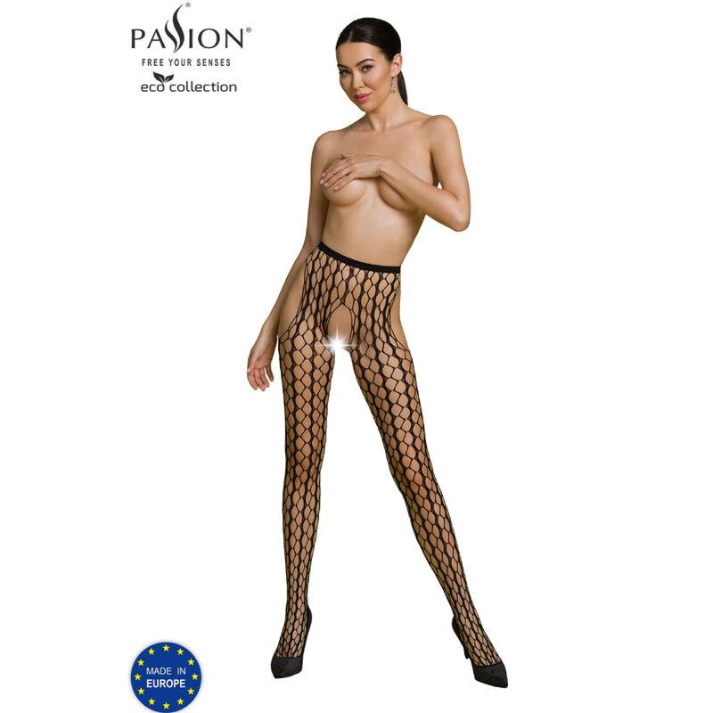 ECO COLLECTION BODYSTOCKING ECO S007 BLACK