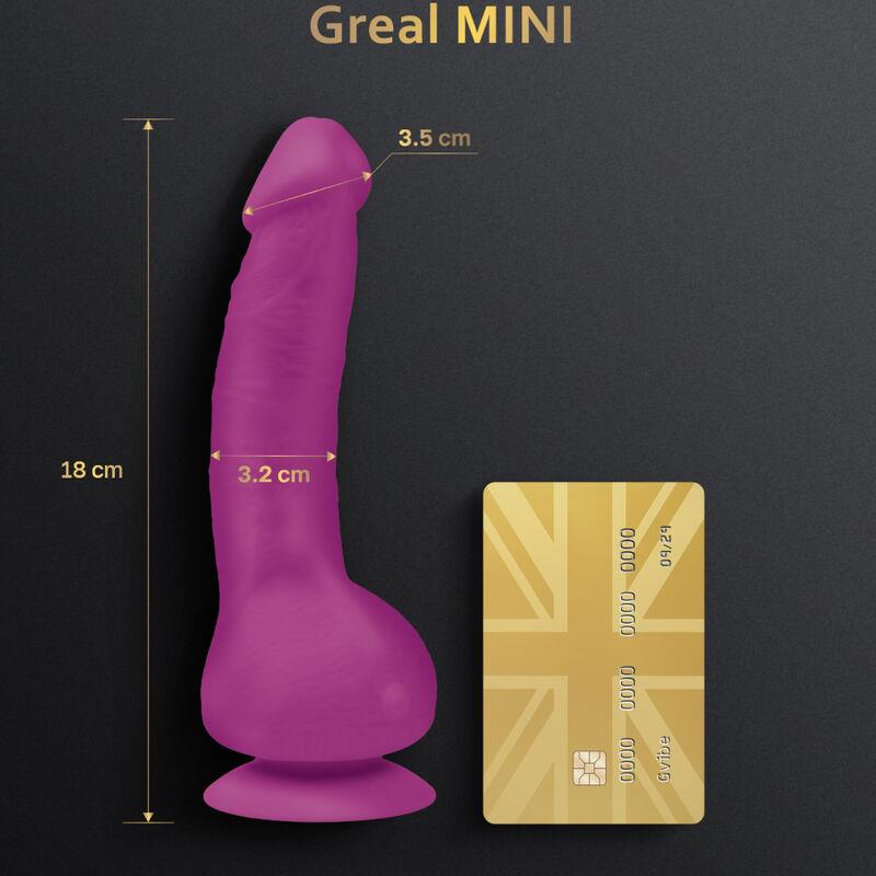 GREAL MINI FUCHSIA SILIKONSKI VIBRATOR DILDO