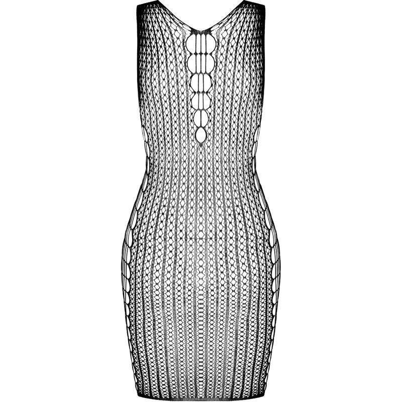 BS097 BLACK BODYSTOCKING ONE SIZE