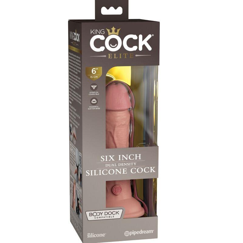 ELITE REALISTIC SILICONE DILDO 15.2 CM
