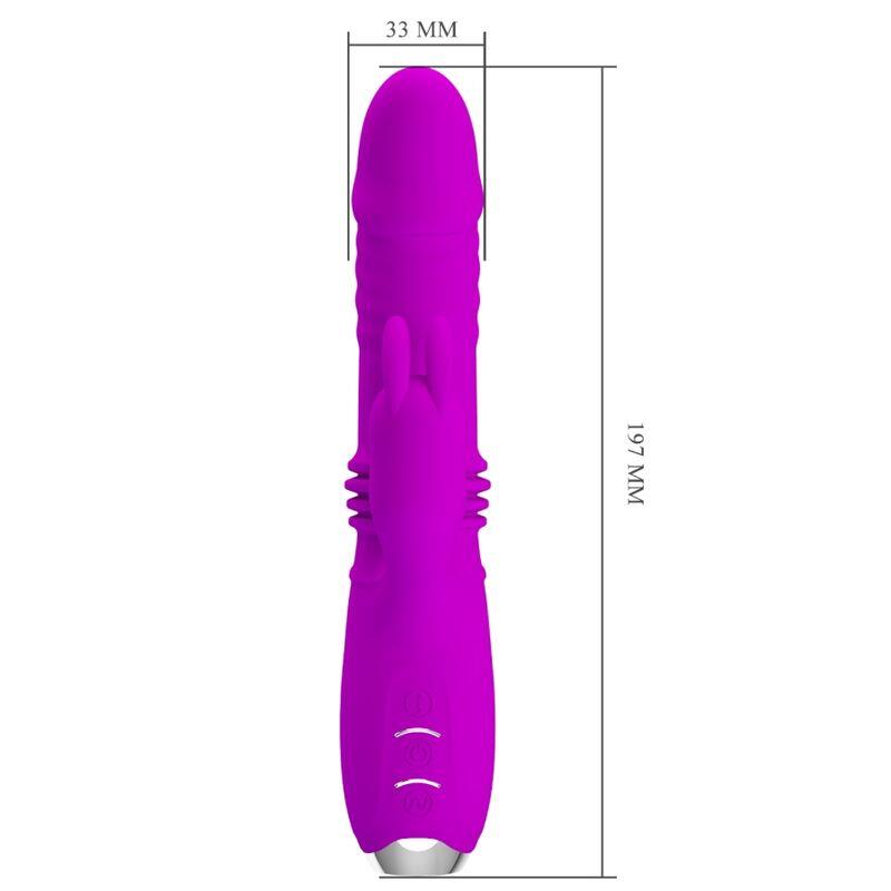 DOROTHY LJUBIČASTI PUNJIVI ZEC VIBRATOR