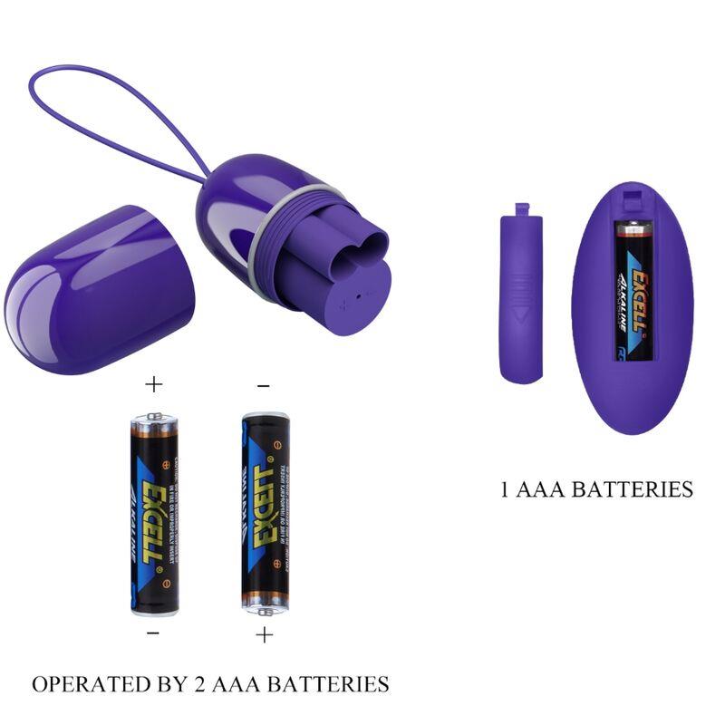 ARVIN MLADI KRŠTENI JAJASTI DALJINSKI VIBRATOR LJUBIČASTI