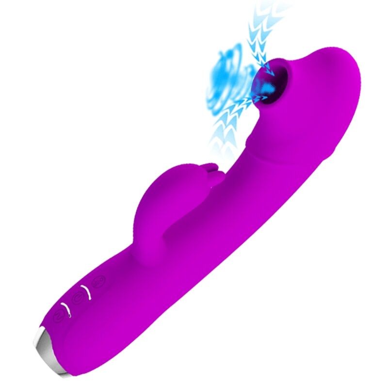 REGINA VIBRATOR - RECHARGEABLE STIMULATING WAVES PURPLE