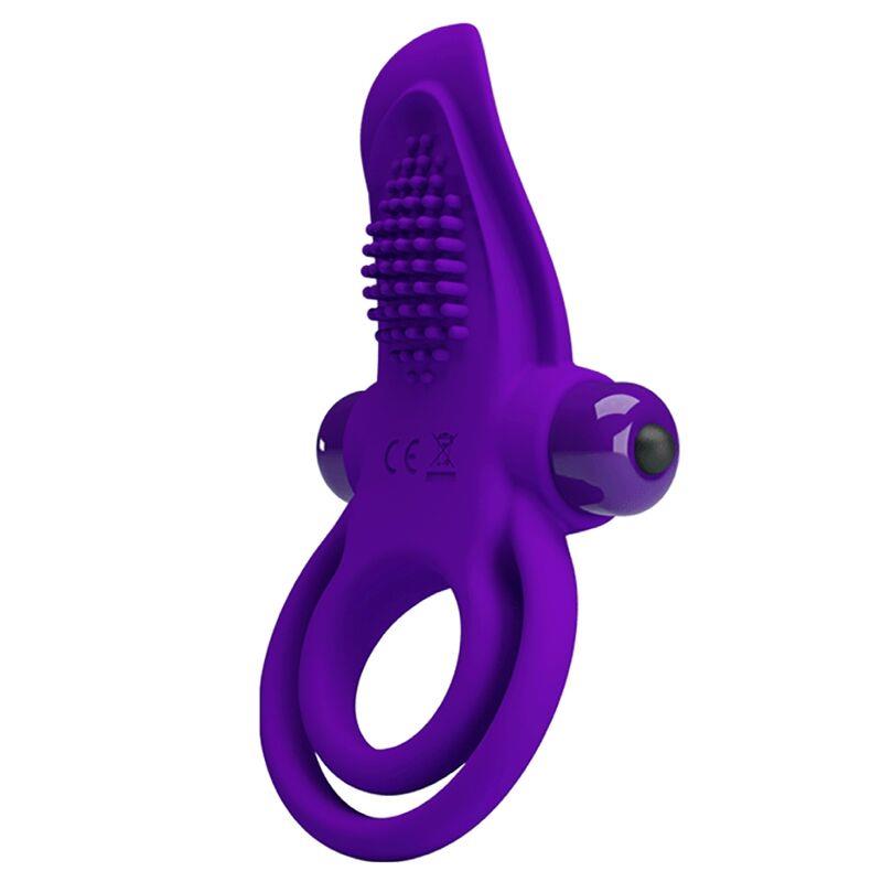 PURPLE VIBRATING PENIS RING