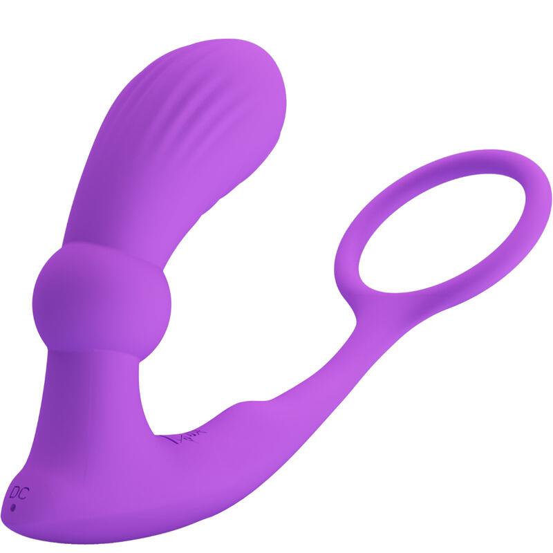 WARREN VIOLET ANAL RING & VIBRATOR