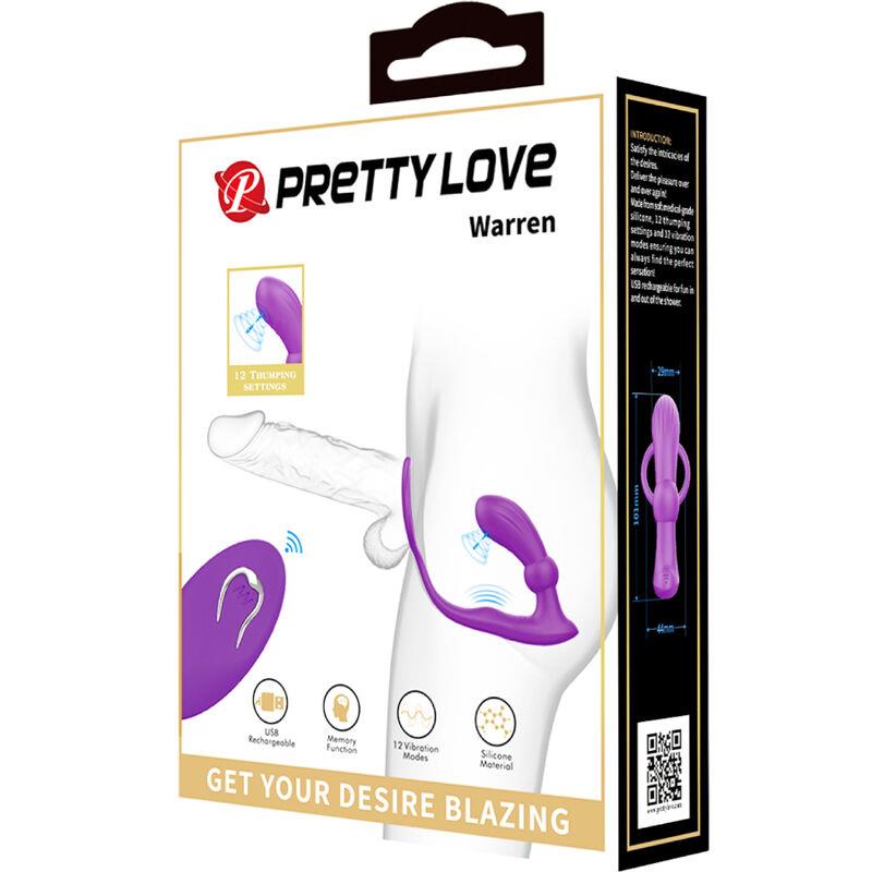 WARREN VIOLET ANAL RING & VIBRATOR