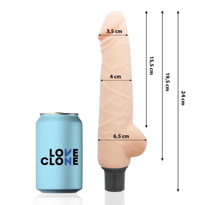 HARALD SAMO-MAZALNI VIBRATOR 24 CM -O- 4 CM