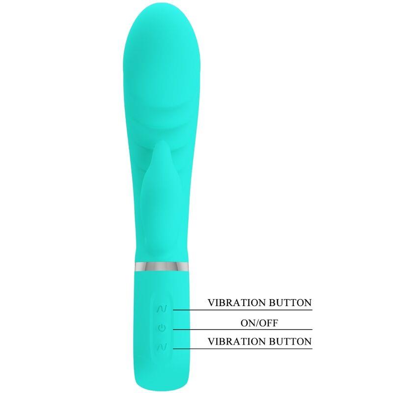 PRESCOTT MULTIFUNKCIONALNI G-SPOT VIBRATOR AQUA GREEN