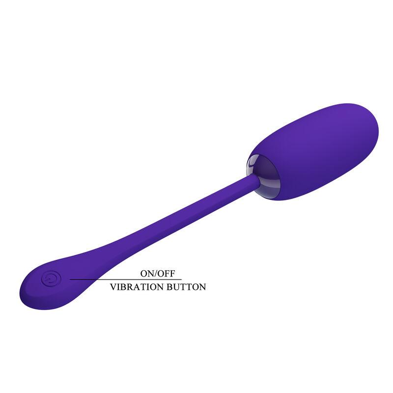 JULIUS WATERPROOF-RECHARGEABLE VIBRATING EGG PURPLE