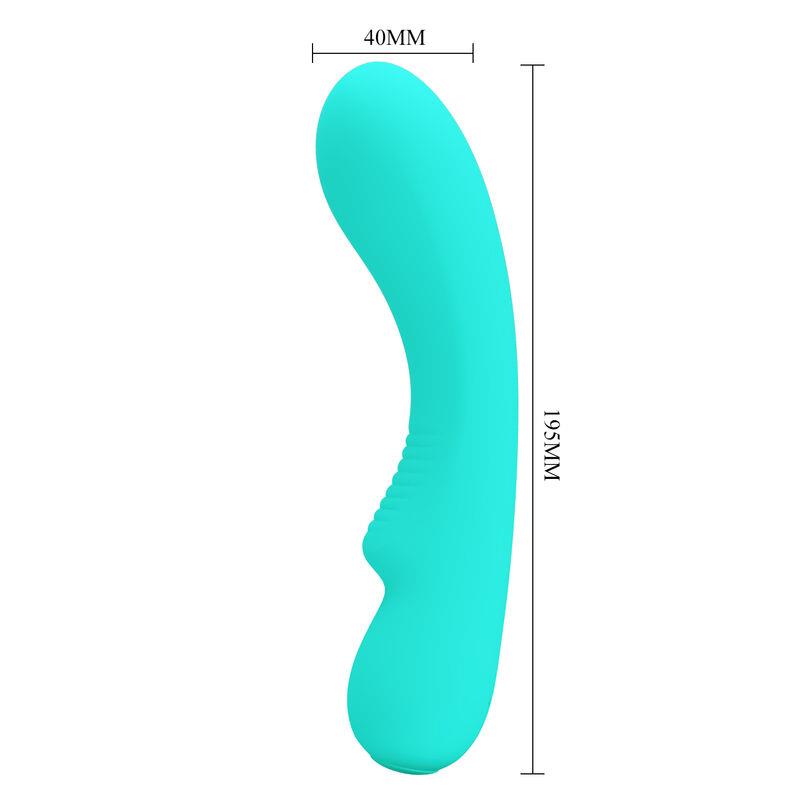 PRESCOTT RECHARGEABLE VIBRATOR AQUA GREEN