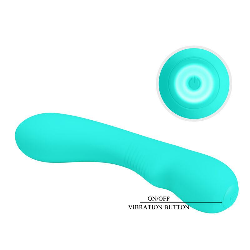 PRESCOTT RECHARGEABLE VIBRATOR AQUA GREEN