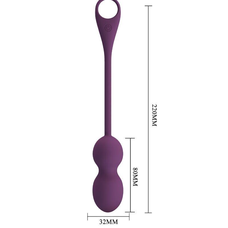 ELVIRA KEGEL BALLS APP REMOTE CONTROL PURPLE