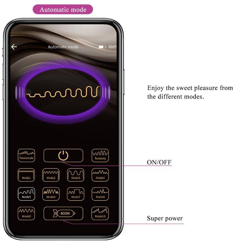 ELVIRA KEGEL BALLS APP REMOTE CONTROL PURPLE