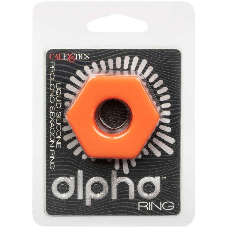 ALPHA PROLONG SEXAGON RING ORANGE
