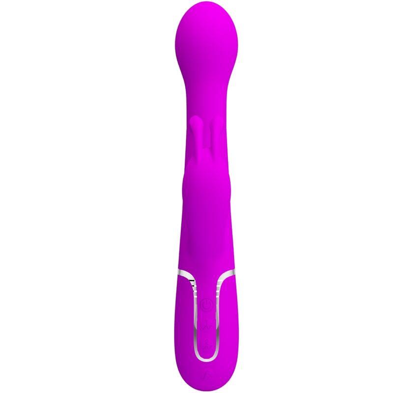 DEJON RABBIT VIBRATOR 3 U 1 MULTIFUNKCIONALNI LJUBIČASTI