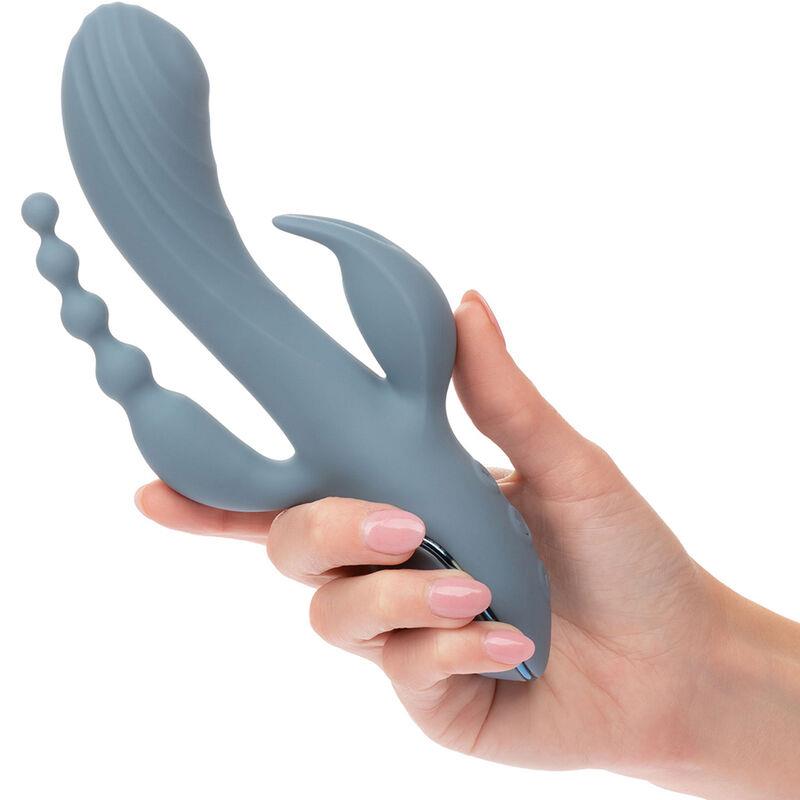VIBRATOR TRIPLE ECSTASY GREY