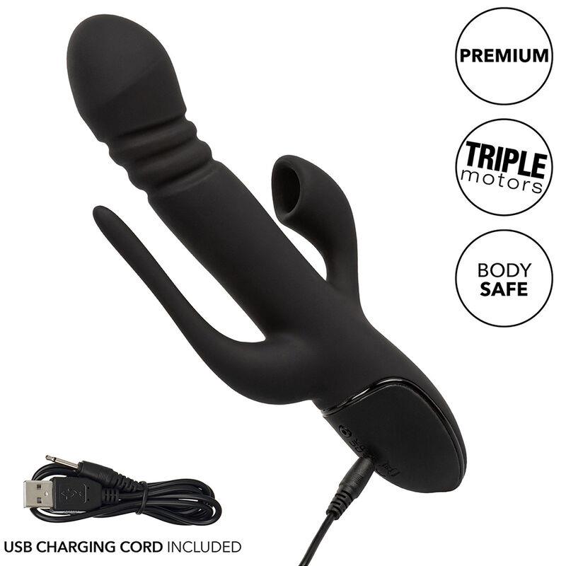 VIBRATOR TRIPLE EUPHORIA BLACK