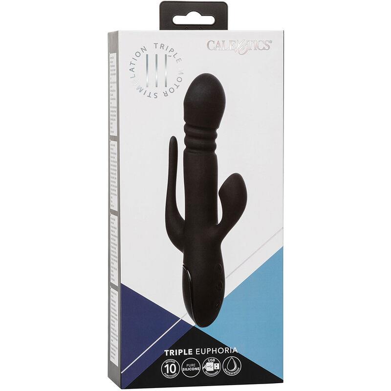 VIBRATOR TRIPLE EUPHORIA BLACK