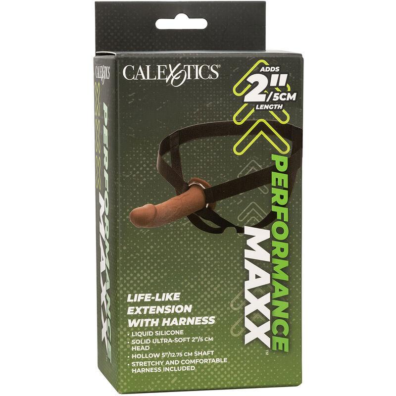 PERFORMANCE MAXX LIFE-LIKE EXTENSION WITH HARNESS BROWN SKIN