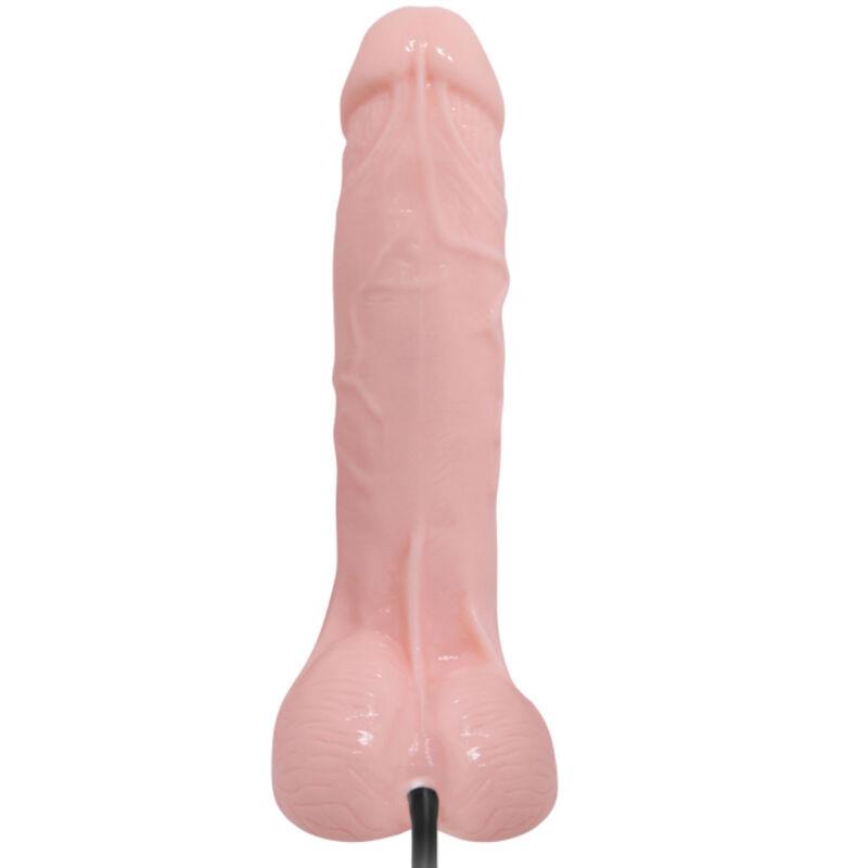 INFLATABLE REALISTIC DILDO WITH SUCTION CUP 15 CM