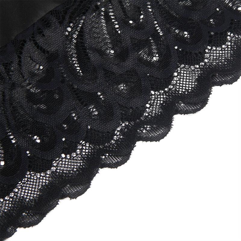 BABYDOLL Z CVETLIČNIM MOTIVOM ČRNA S/M