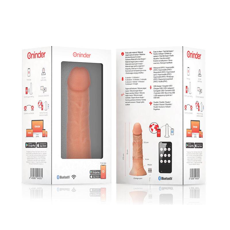 SMALL BOGOTÁ VIBRATOR DILDO 9 BRZINA PRIRODNO 17.5 CM -O- 4 CM - BESPLATNA APLIKACIJA