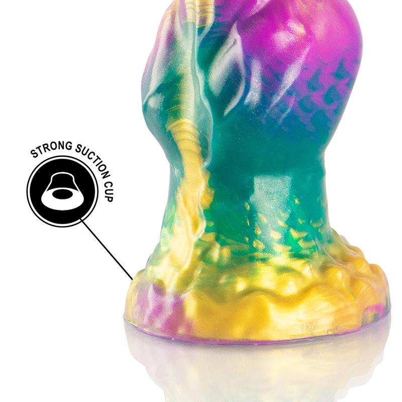 IRIS DILDO WITH RAINBOW TESTICLES OF PLEASURE