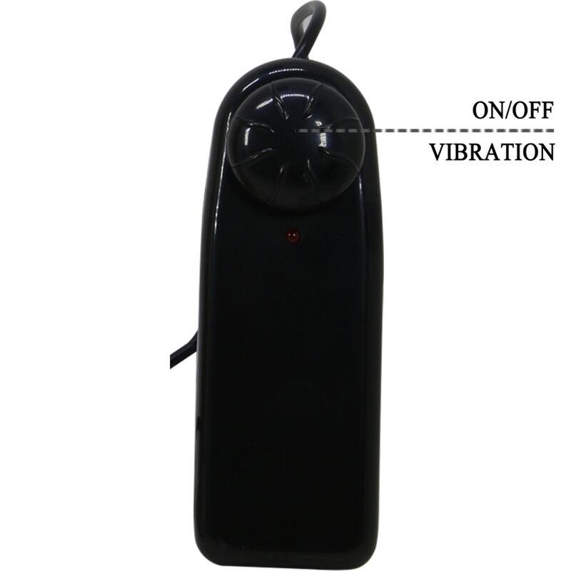 STARKS HARNESS BRIEFS MULTI-SPEED VIBRATION DILDO 17,5 CM LIGHT BROWN