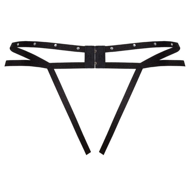NOMADE THONG CROTCHLESS BLACK