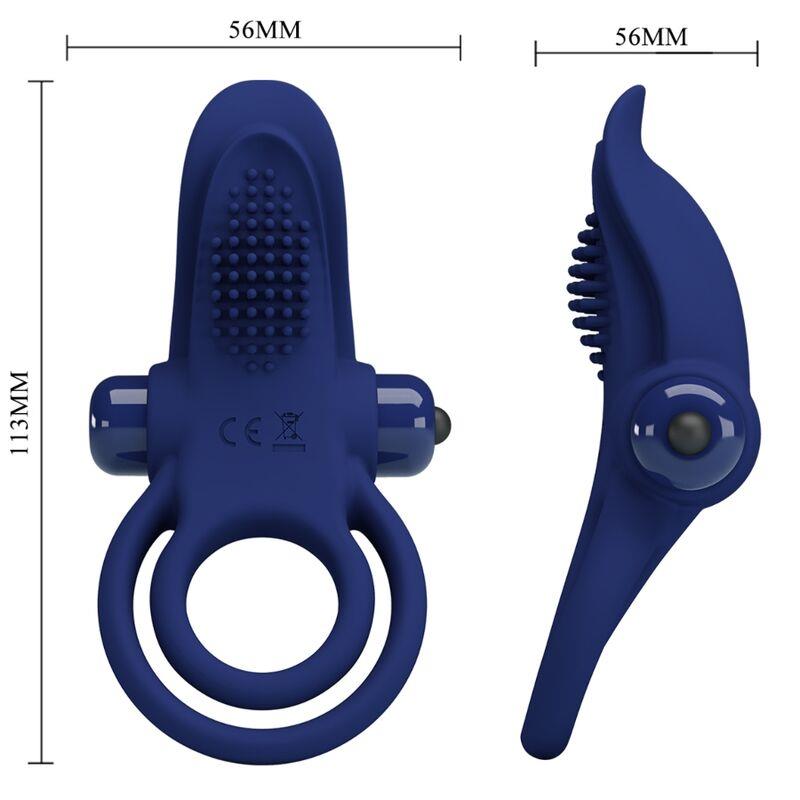 BRONSON DOUBLE RING WITH VIBRATION BLUE