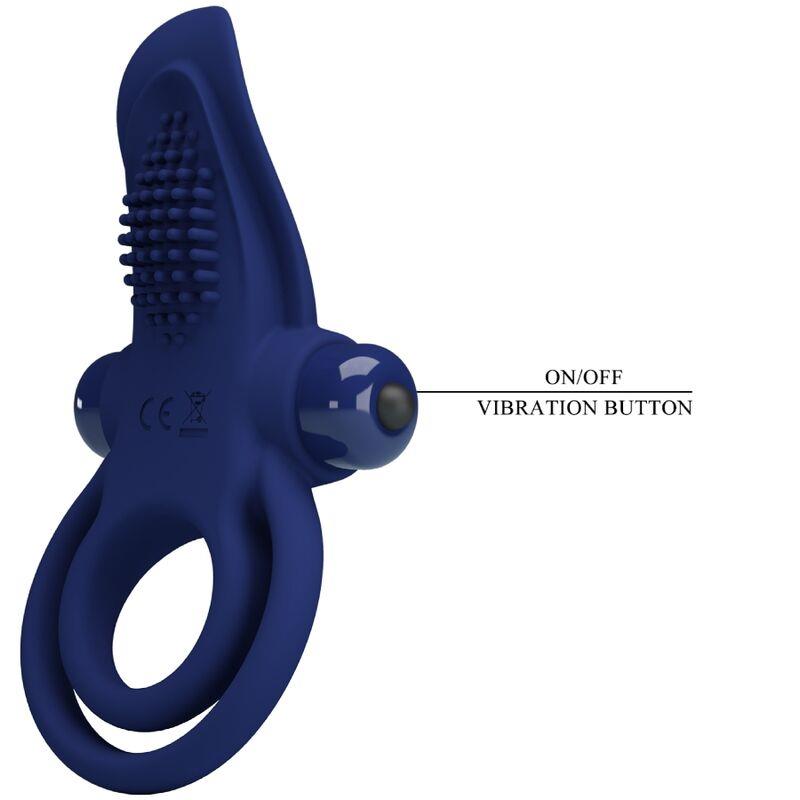 BRONSON DOUBLE RING WITH VIBRATION BLUE