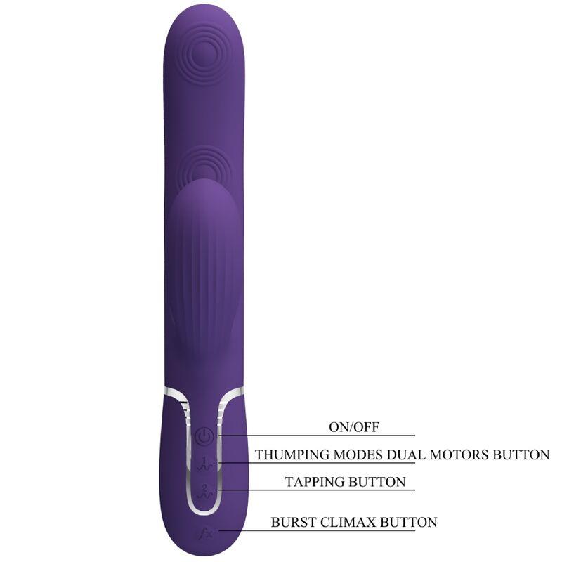 PERLITA G-SPOT VIBRATOR 3 V 1 MULTIFUNKCIJSKI PURPLE
