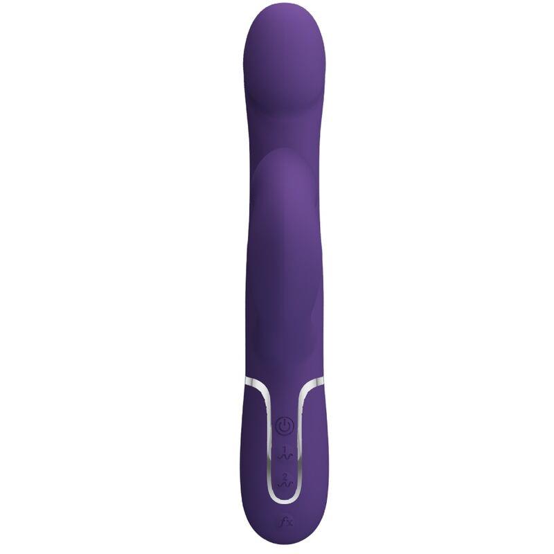 ZALIN RABBIT VIBRATOR PEARLS 4 IN 1 PURPLE